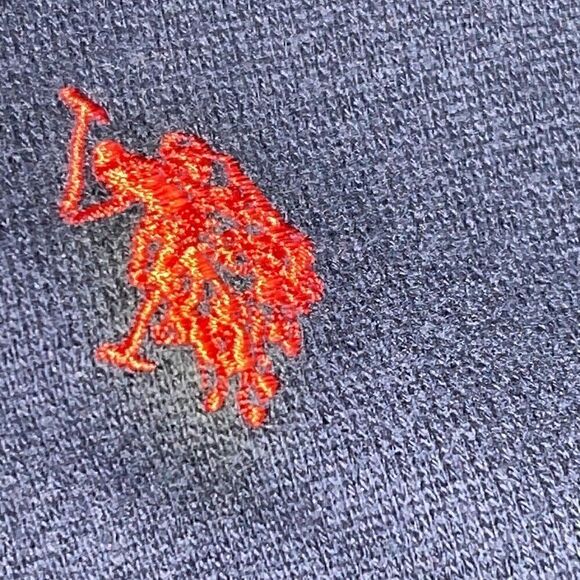 U.S polo assn Sweatshirt Mens Size XXL 1/4 zip pullover Logo Long Sleeve - Picture 6 of 10